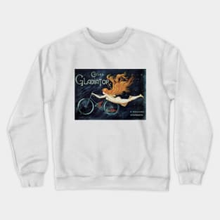 Gladiator Cycles Art Nouveau Crewneck Sweatshirt